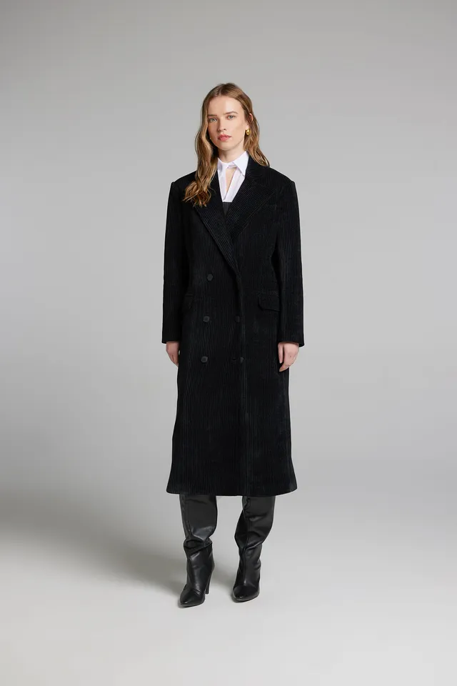 Sarah Chole 28089 Cappotto Velluto Costa Caldo