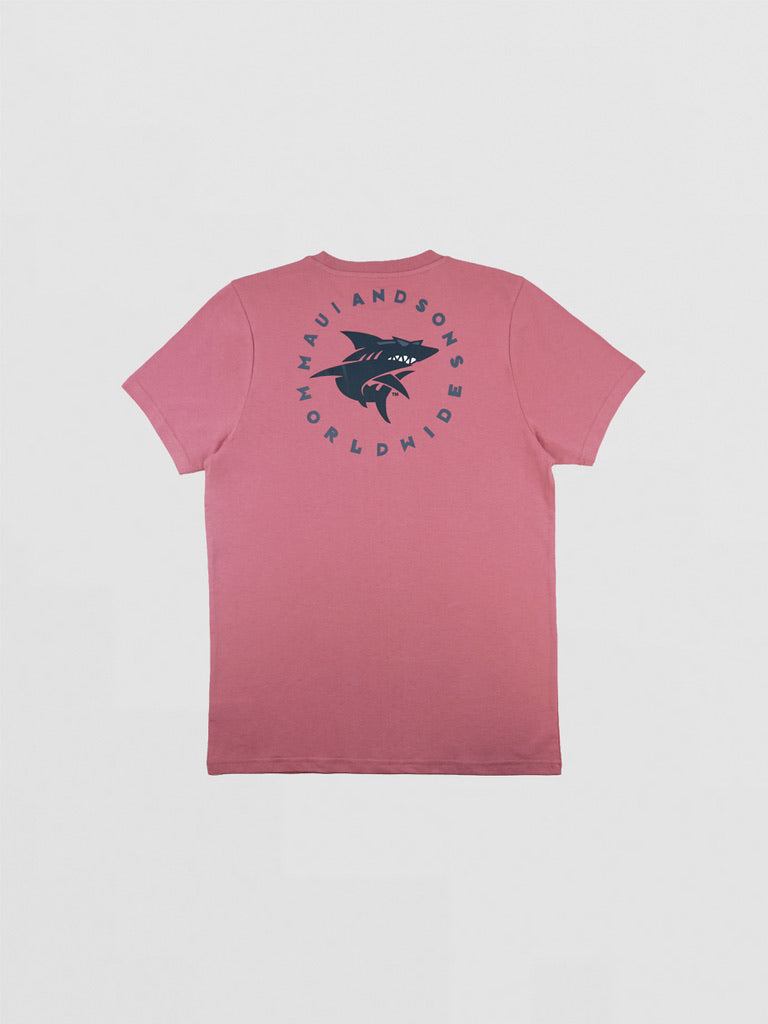 Maui and Sons Twister Worldwide T-shirt maglietta rosa