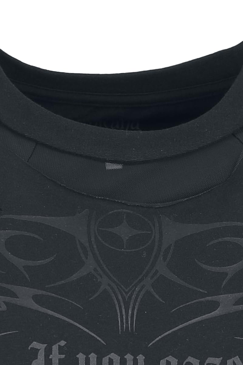 Gothicana The Void t-shirt nera donna rock gotica