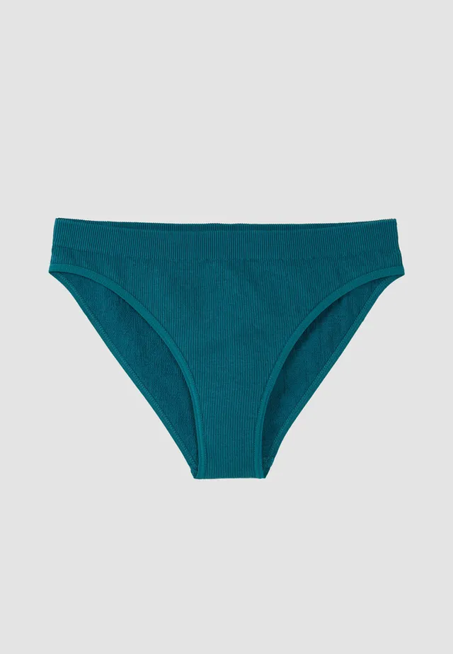 Recolution Willow slip senza cuciture blu petrolio cotone bio