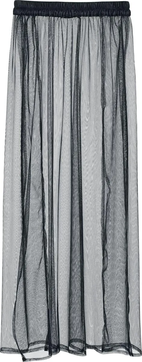Gothicana by EMP Gonna Trasparente con Cintura Elastica taglia S