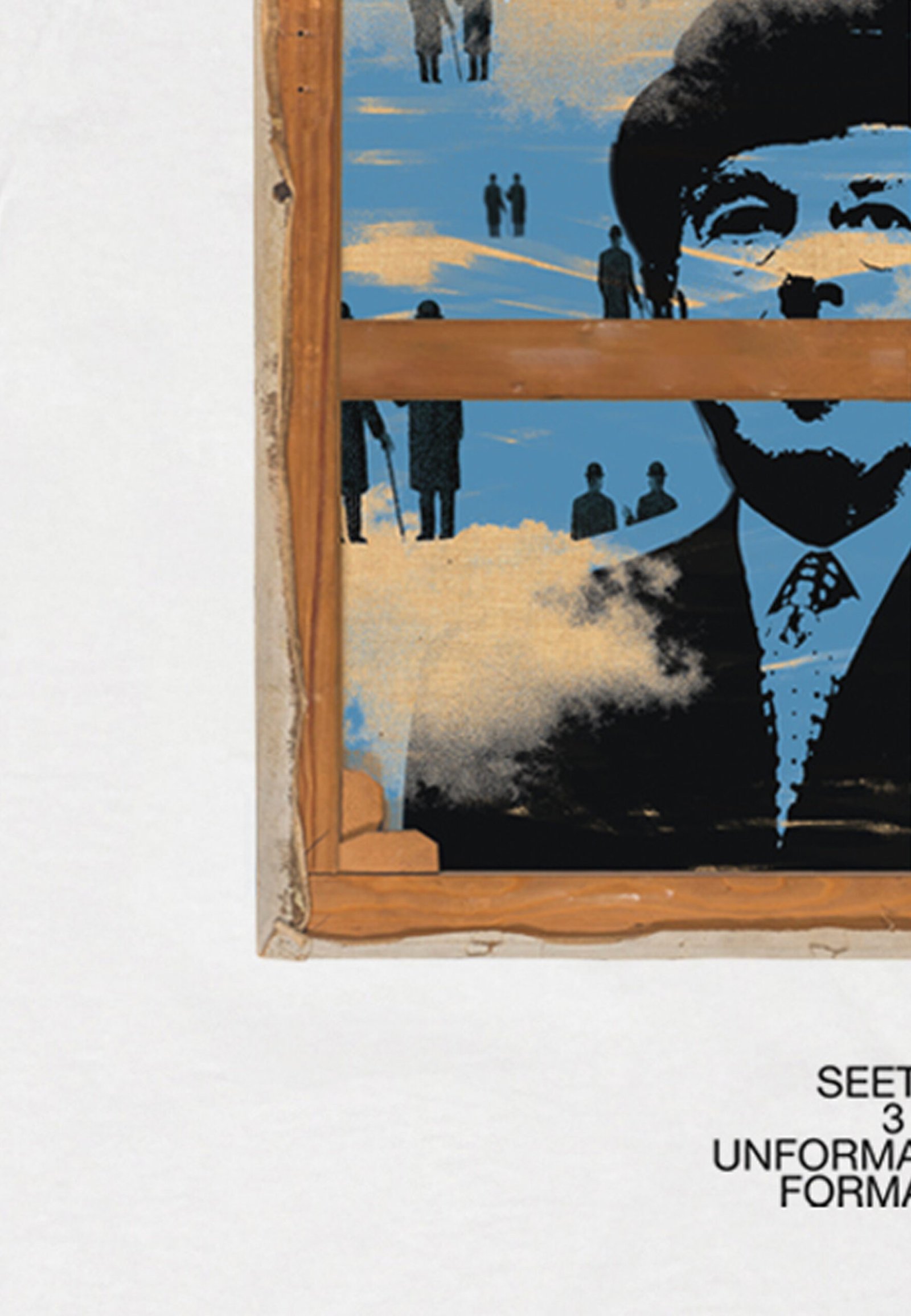Seetees Magritte Frame t-shirt stampa arte