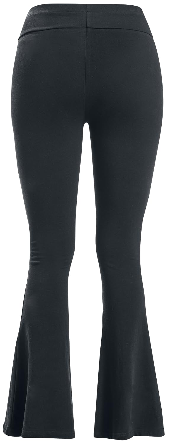 Gothicana by EMP Leggings Neri Tagli Pantaloni Taglia S Gotici