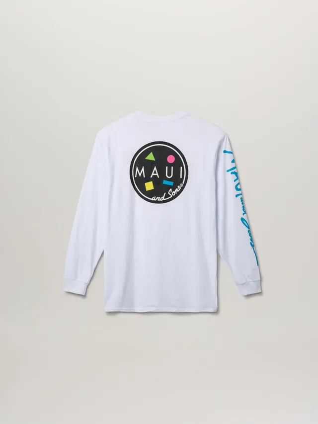 Maui and Sons Classic Cookie maglia manica lunga bianca