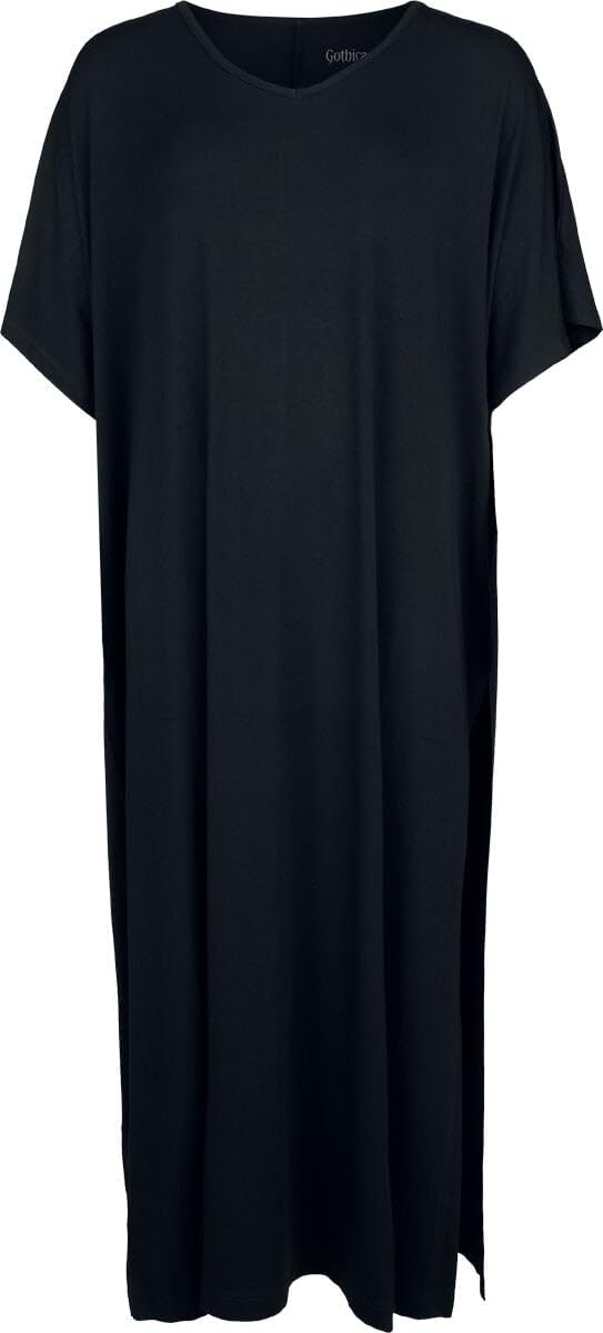 Gothicana by EMP Corporate Goth abito nero S midi