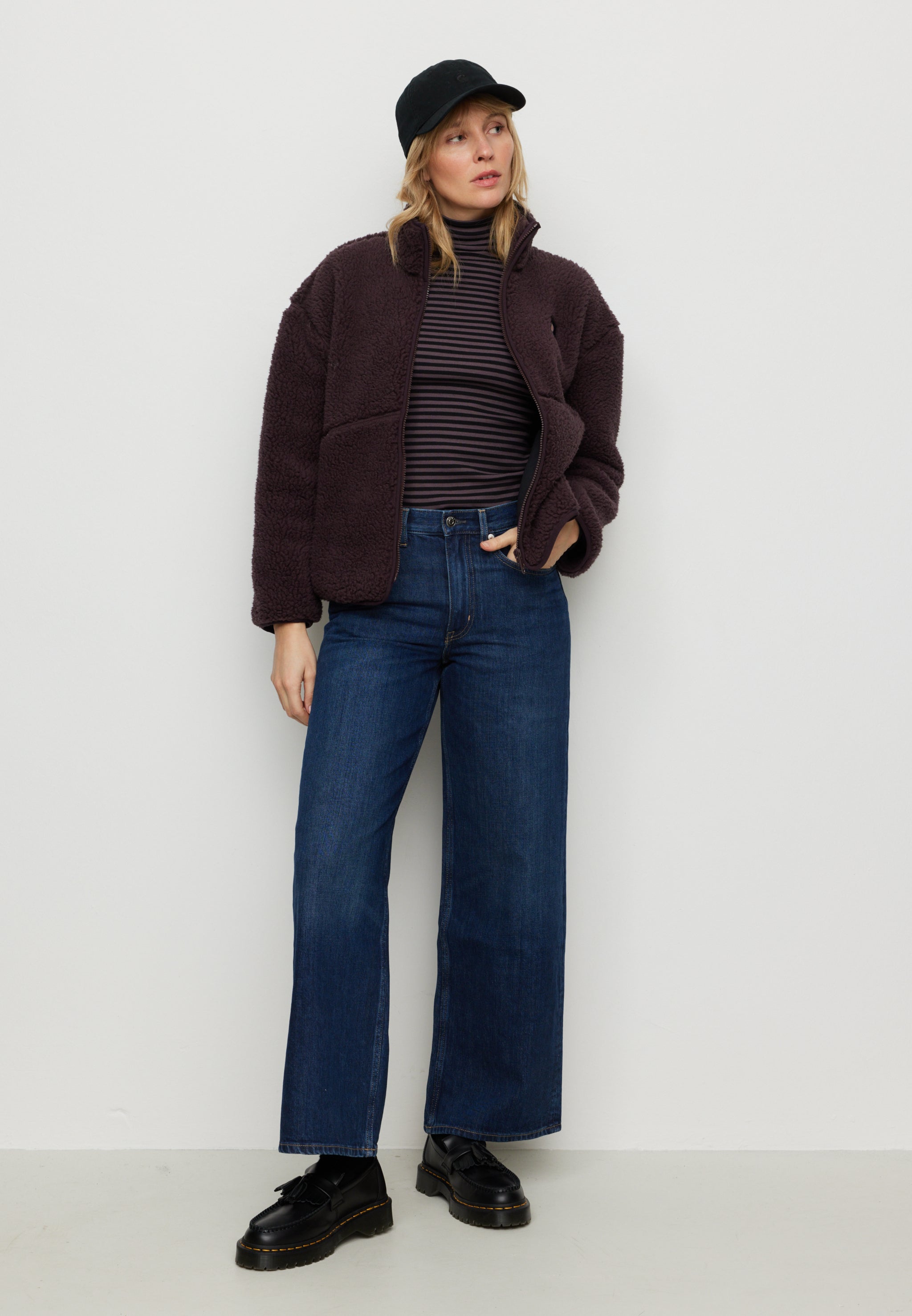 Recolution Fortunella pile teddy donna viola dark grape