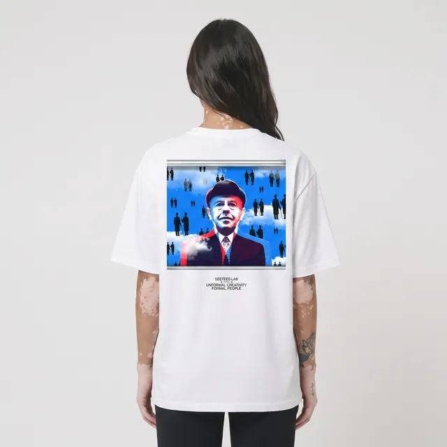 Seetees Magritte t-shirt unisex stampa arte