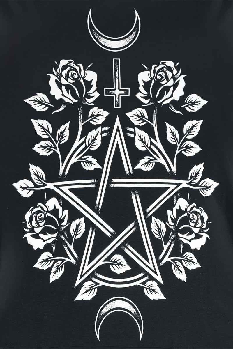 Gothicana by EMP T-Shirt Nera Stampa M Gotica