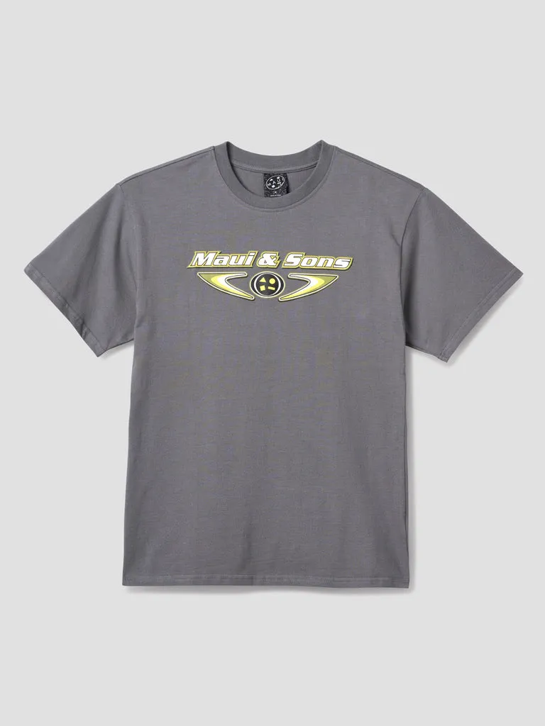 Maui and Sons Sentinel t-shirt boxy acciaio cotone