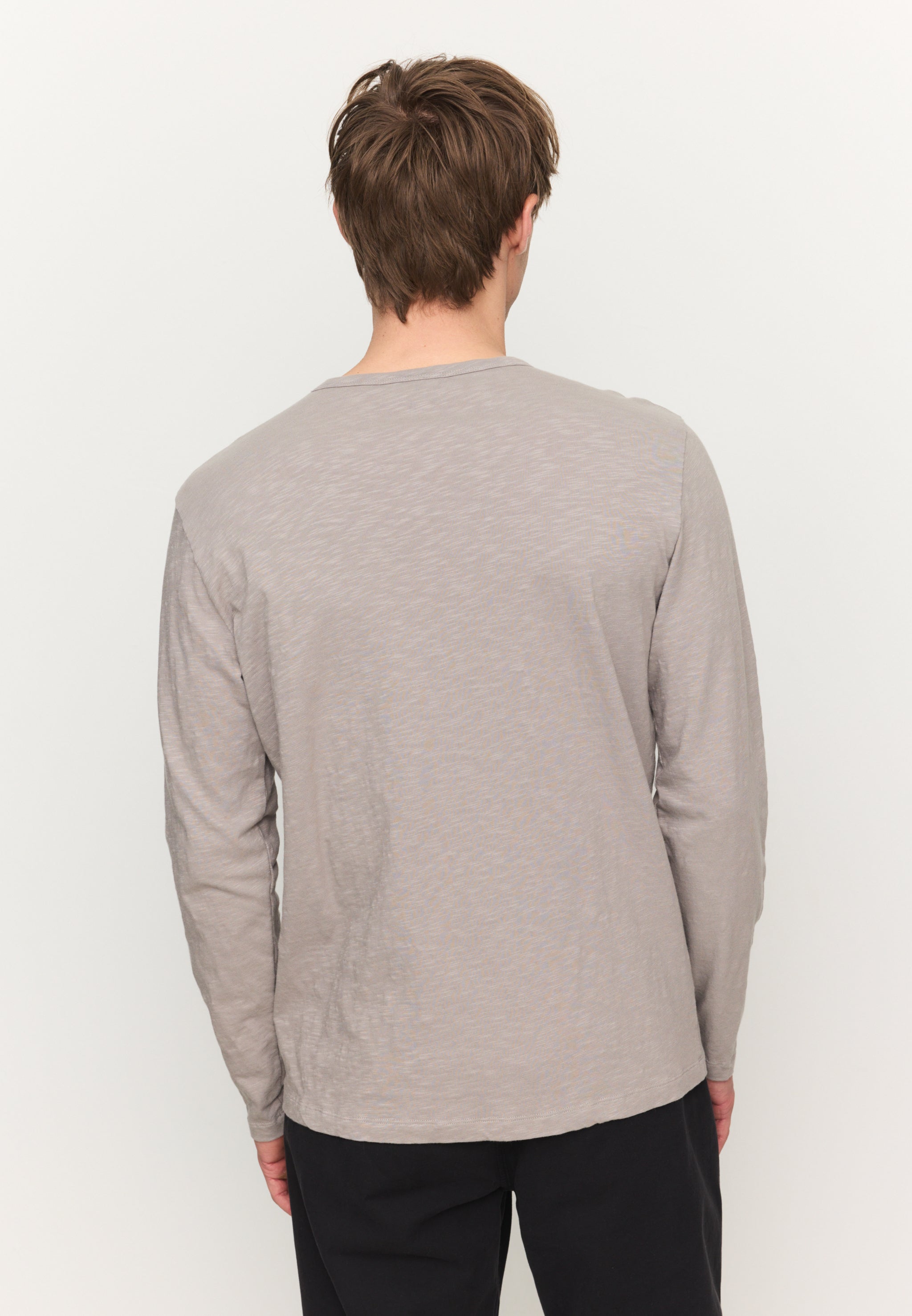 Recolution MACA maglia maniche lunghe greige cotone bio