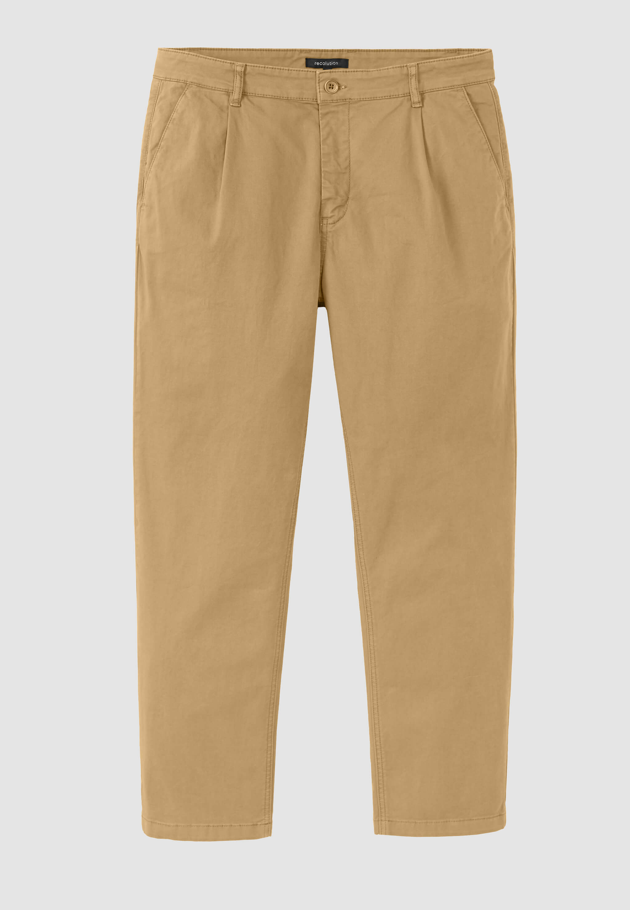 Recolution Oak chino marrone cotone bio elasticizzato