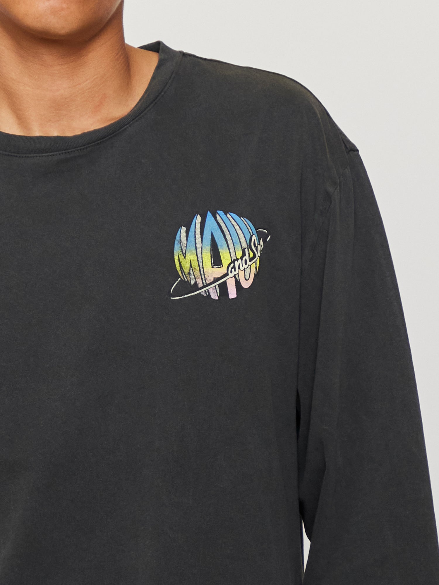 Maui and Sons Global maglia manica lunga phantom cotone