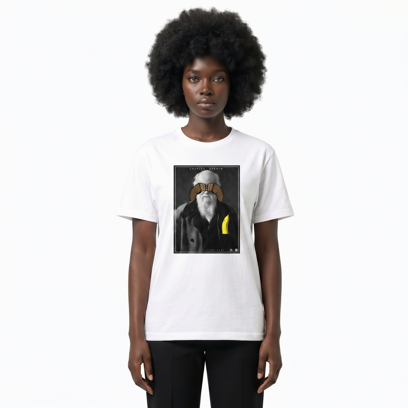 Seetees Darwin t-shirt grafica 1800
