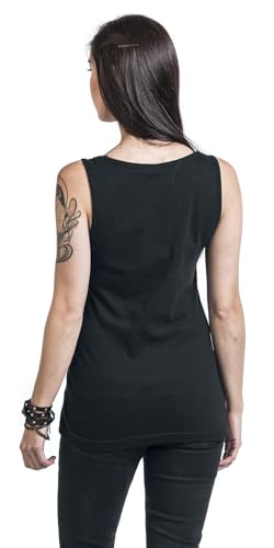 Gothicana by EMP top nero con gonna a mano L