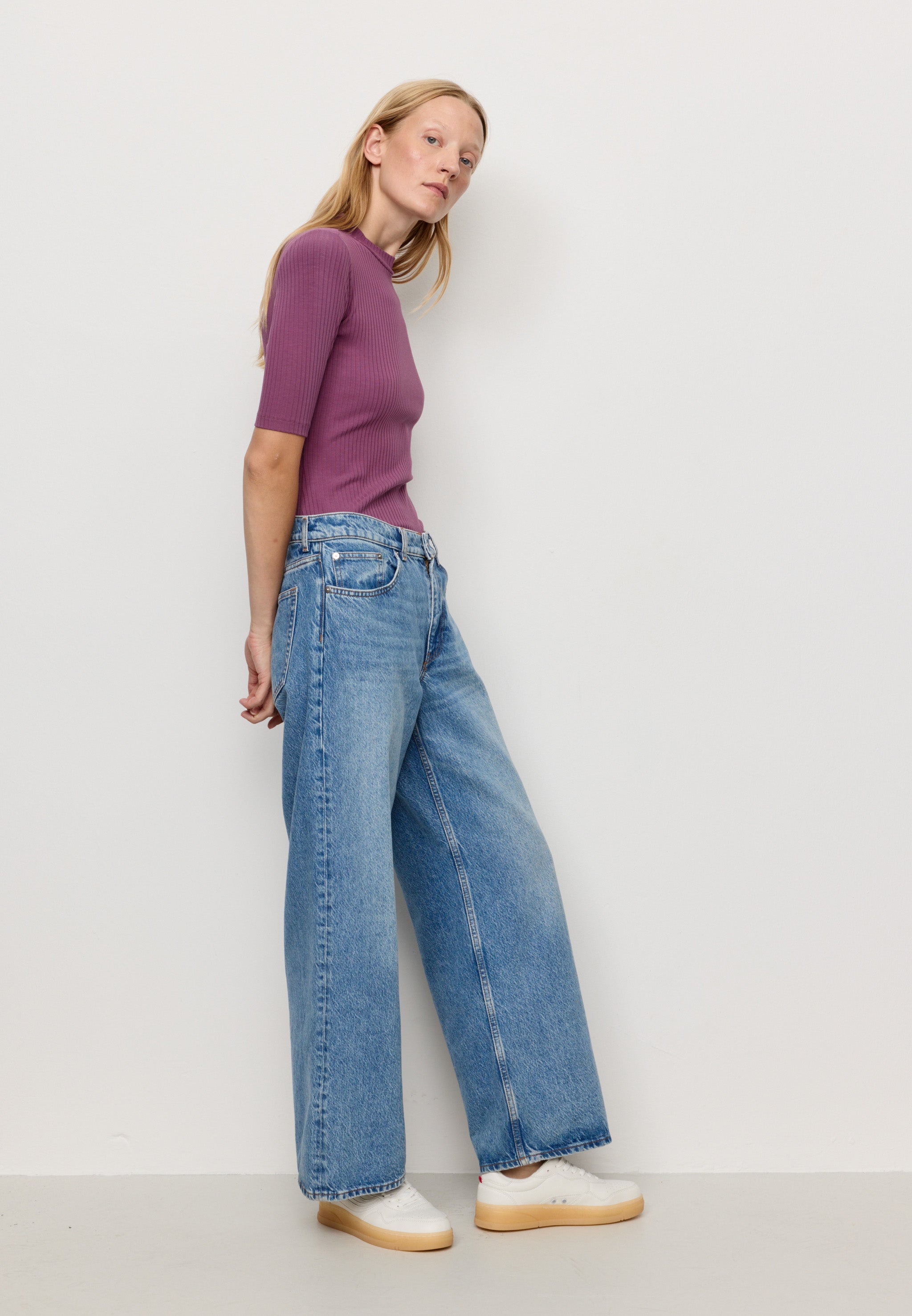 Recolution Dandelion t-shirt donna bordeaux viscosa