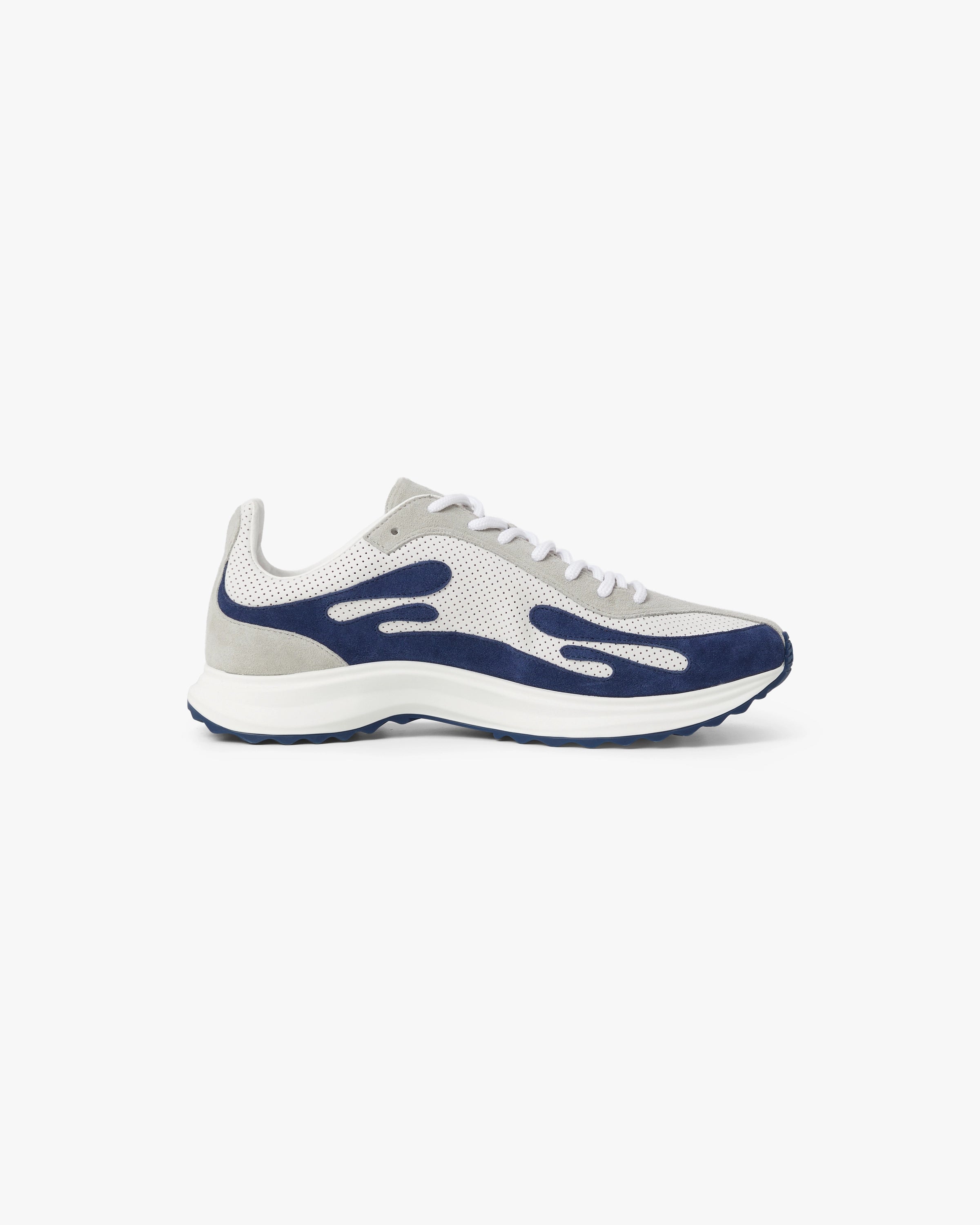 Casablanca Stade sneakers donna bianco navy tessuto