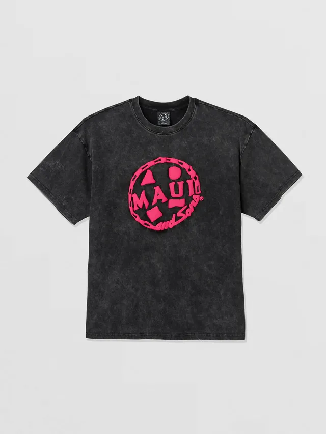 Maui and Sons Chain Cookie Mineral maglietta boxy rosa puff