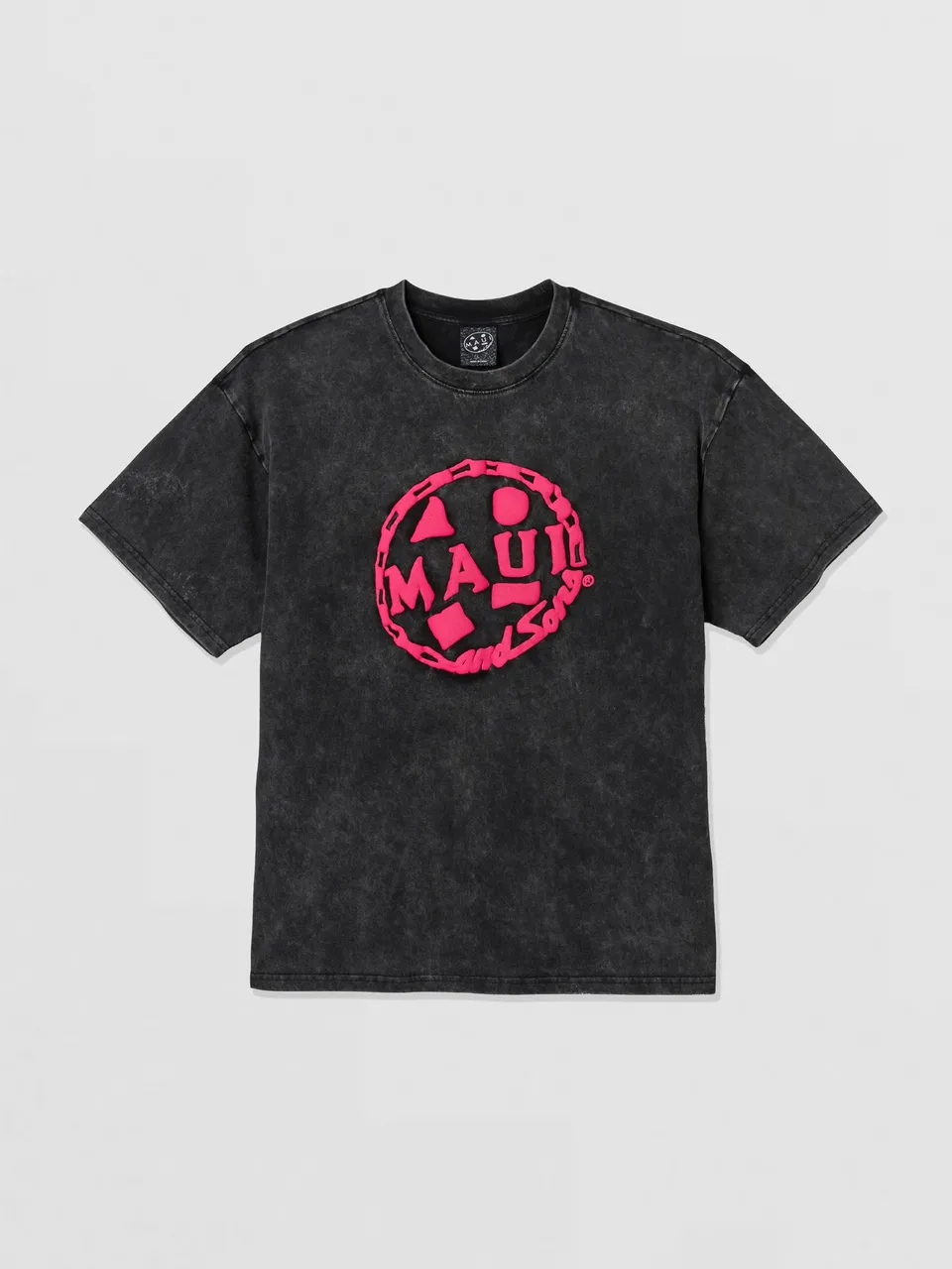 Maui and Sons Chain Cookie Mineral maglietta boxy rosa puff