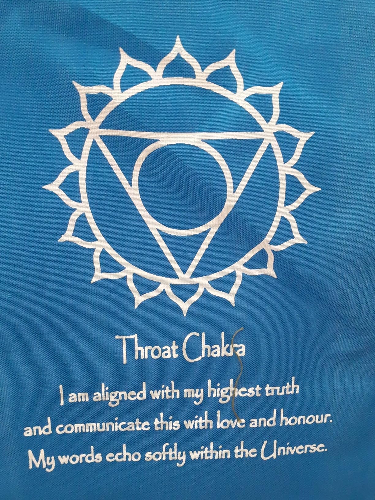 Siesta Chakra Meditation bandierine preghiera cotone 128 cm