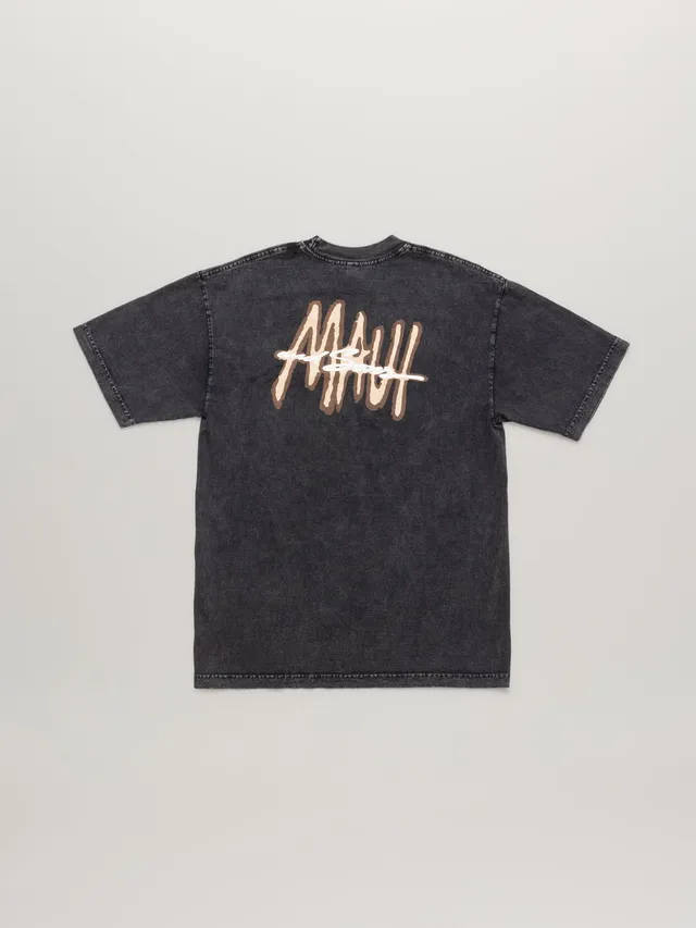 Maui and Sons Maui Tag Boxy Fit T-Shirt maglietta nera