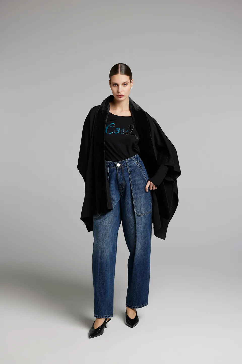 Sarah Chole 28095 maglia in lana con pelliccia