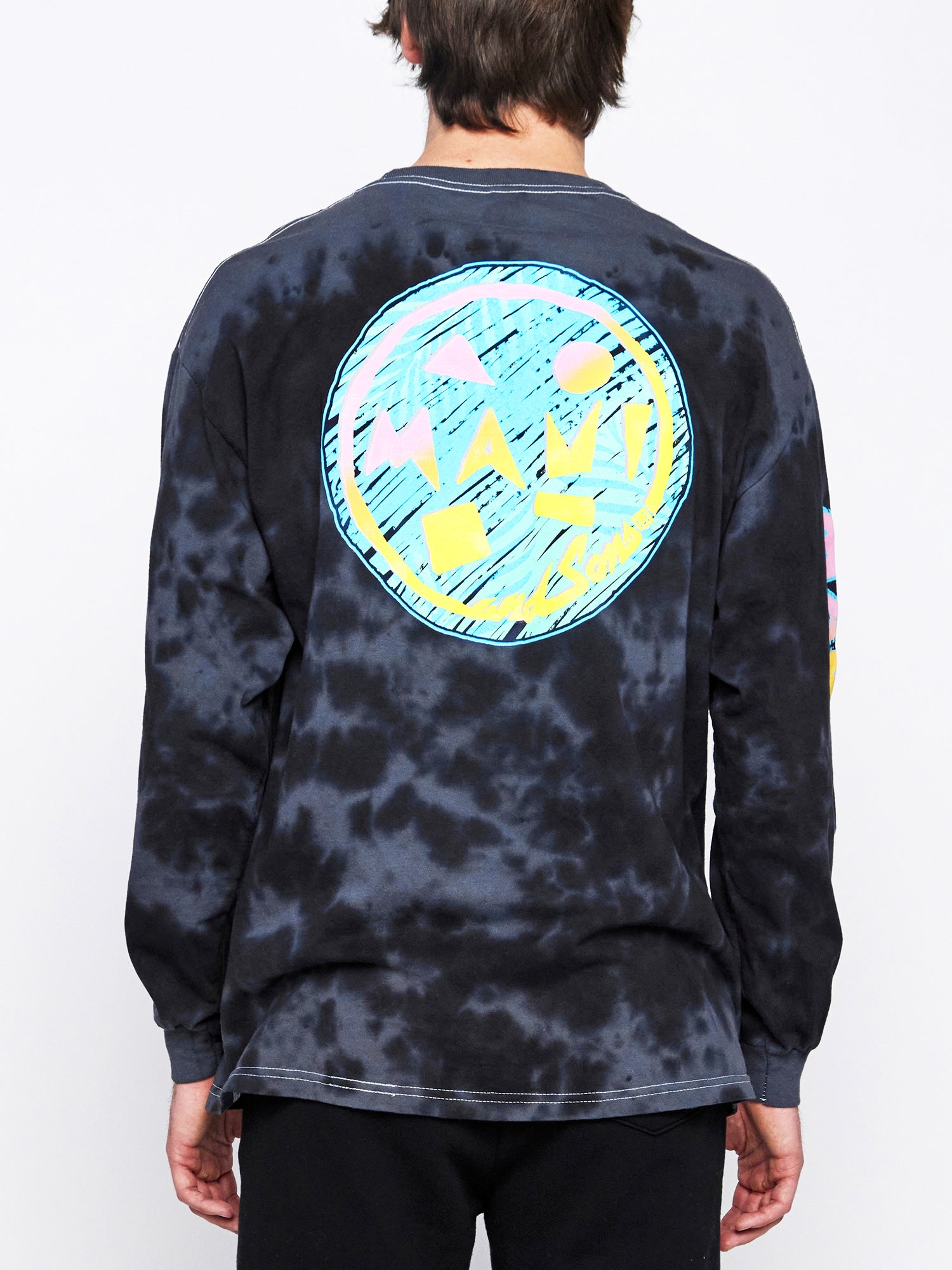 Maui and Sons Clasher maglia manica lunga tie-dye cotone