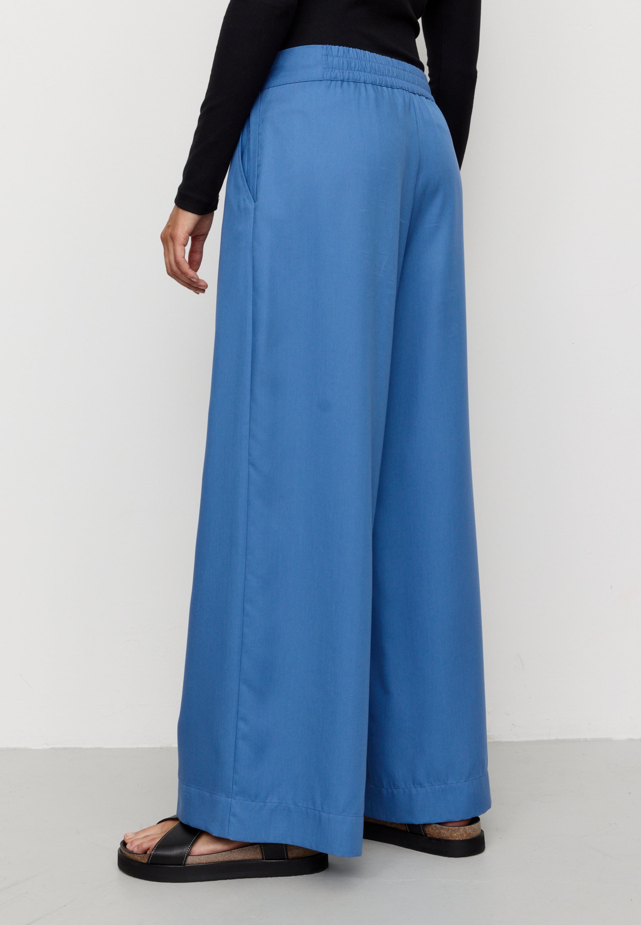 Recolution Pilea pantaloni donna blu elettrico lyocell