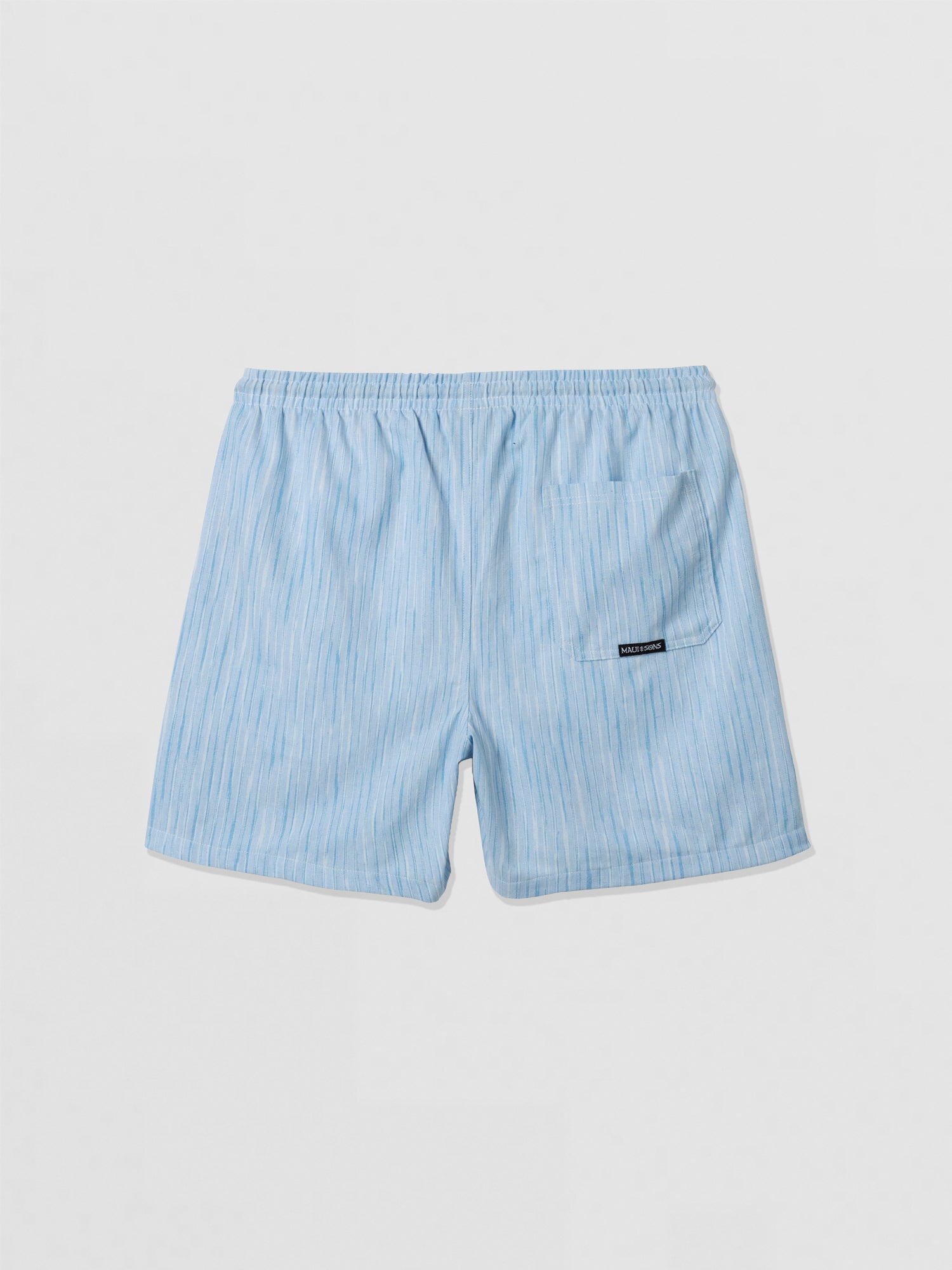 Maui and Sons Echo Walk shorts uomo azzurro rigato cotone