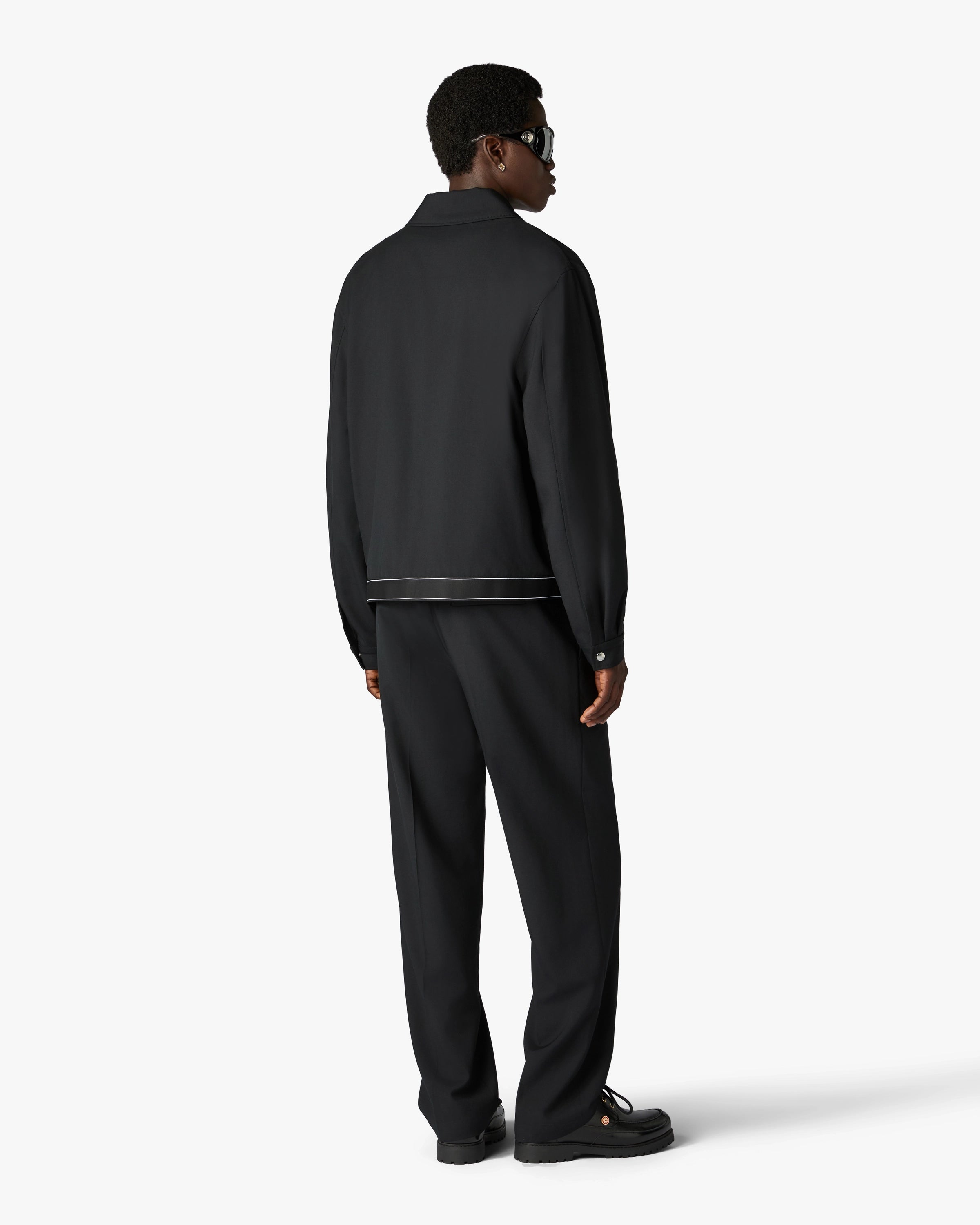 Casablanca Tailored Sports giacca nera lana