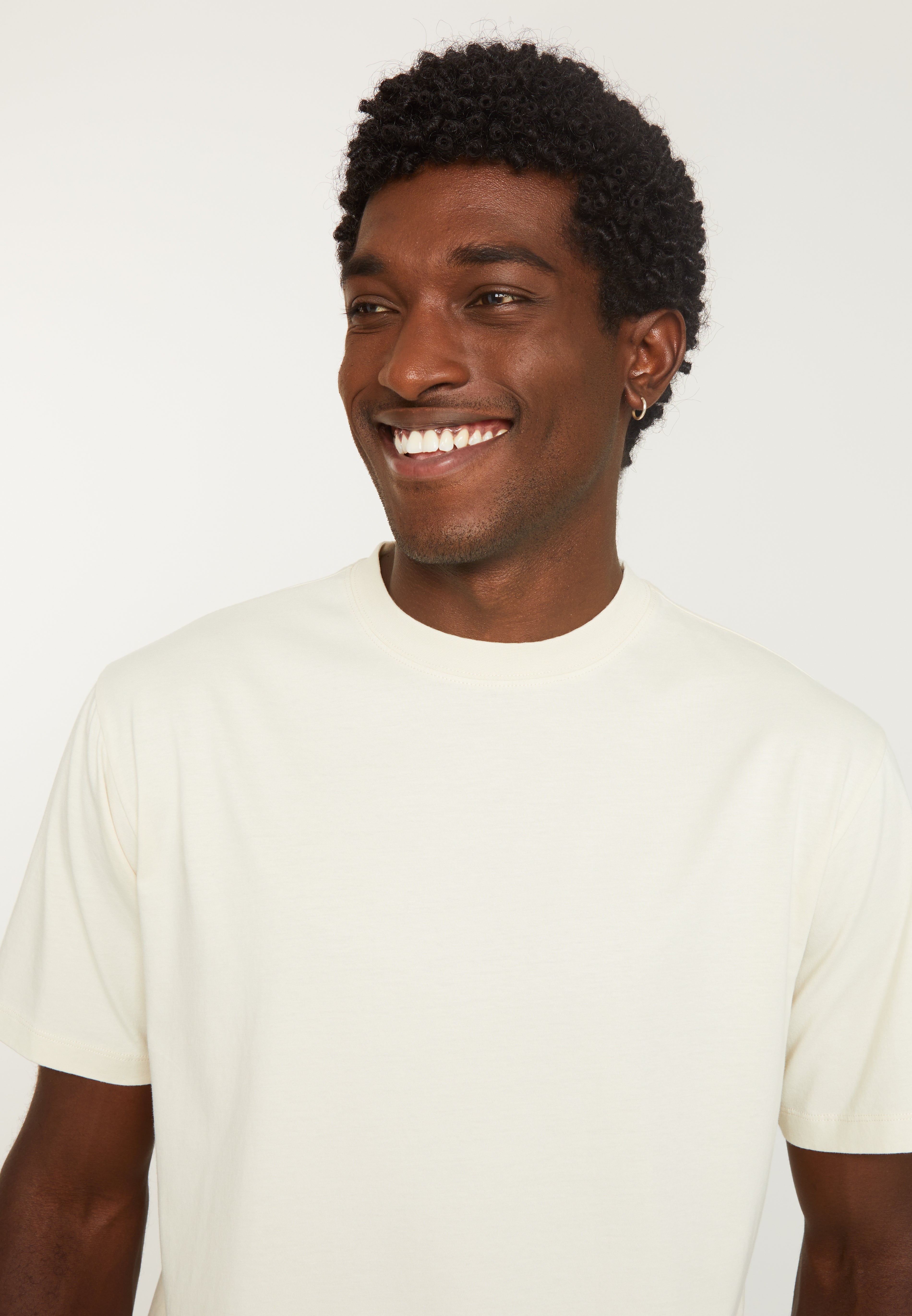 Recolution Aposeris t-shirt uomo bianco in cotone bio