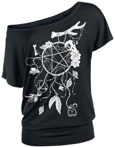 Gothicana by EMP Acchiappasogni t-shirt nera stampa davanti