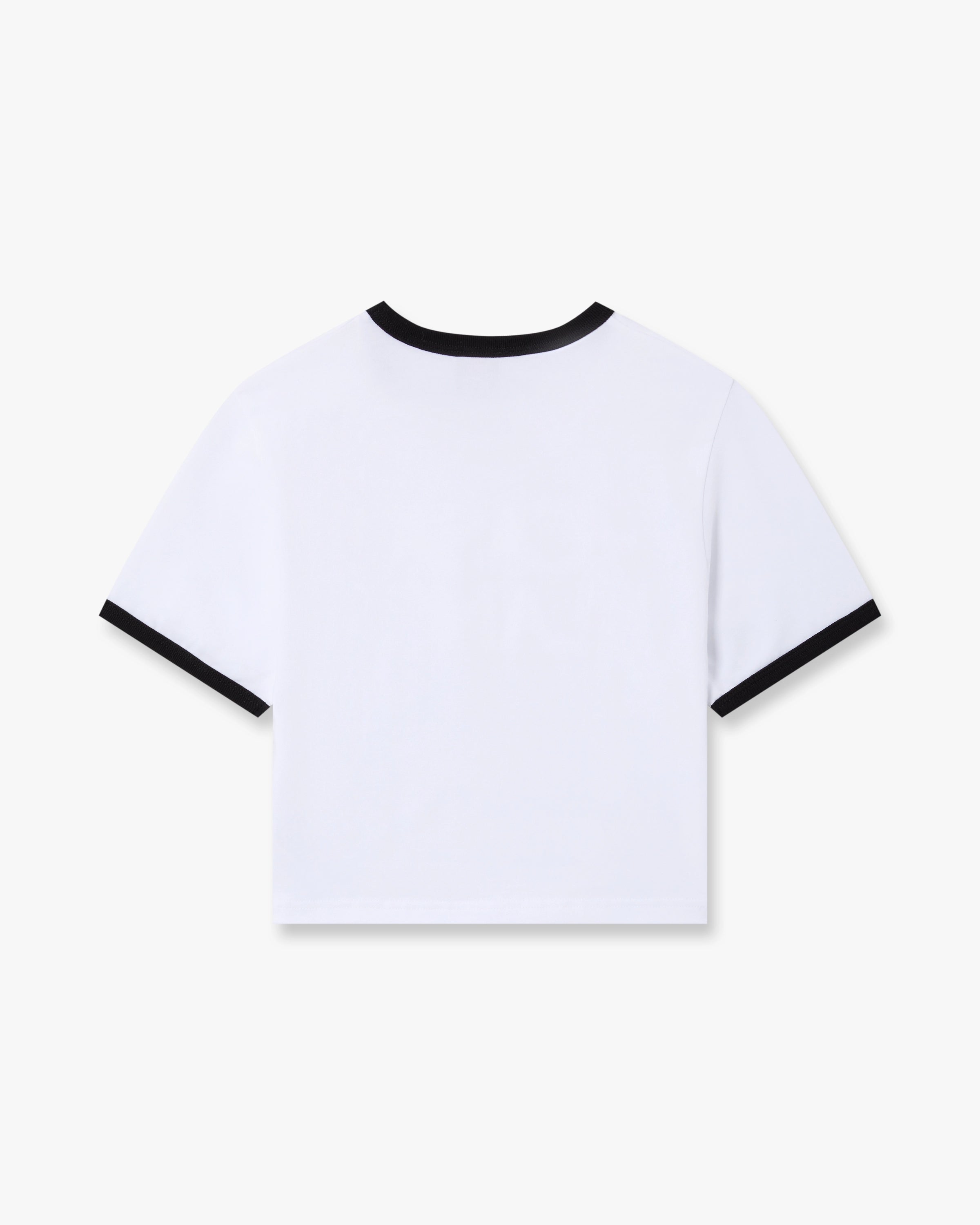 Casablanca Stacked Logo t-shirt donna bianca cropped