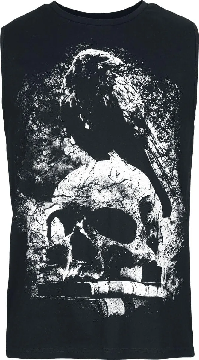 Gothicana by EMP Canotta Nera Scollo Rotondo Uomo