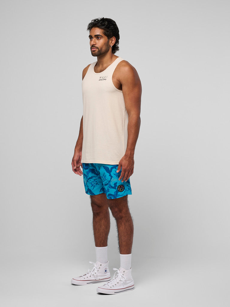 Maui and Sons Cookie Logo 2.0 canotta uomo vanilla in cotone