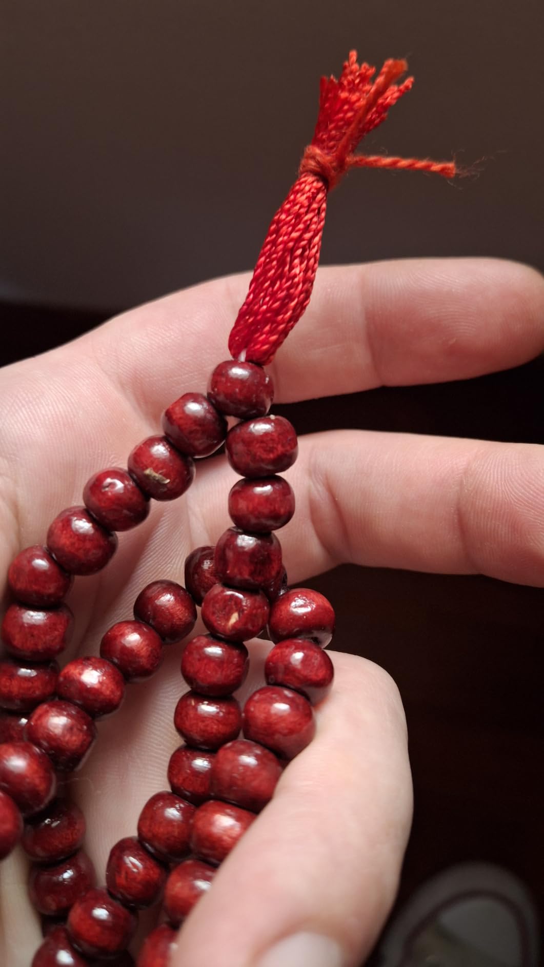 Siesta Mallah Mala collana 108 grani legno