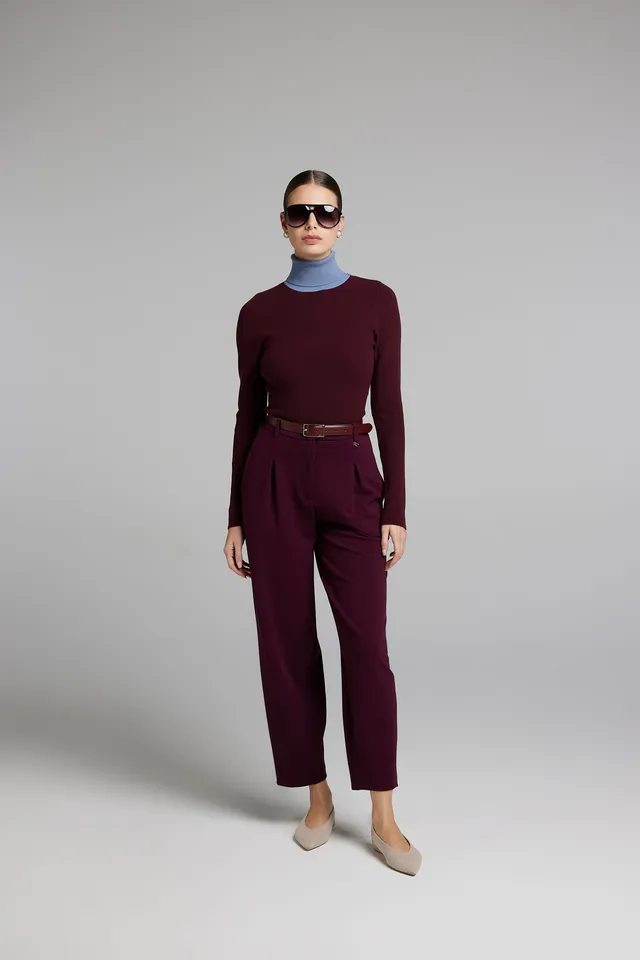 Sarah Chole 27827 pantalone scuba twill elasticizzato
