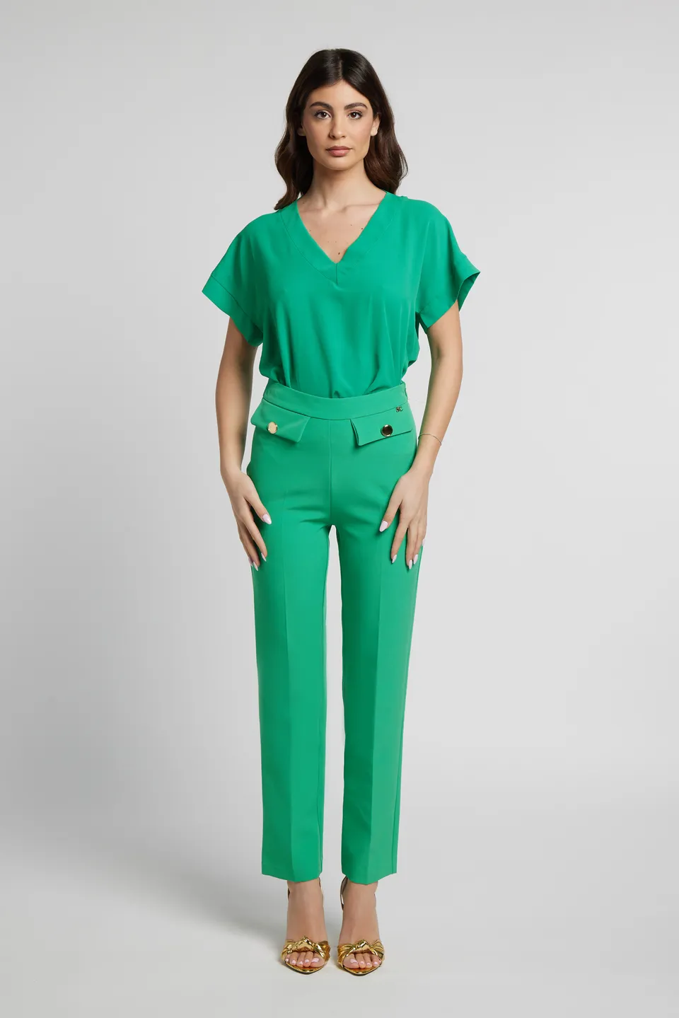 Sarah Chole 26784 pantalone bistretch taglia unica