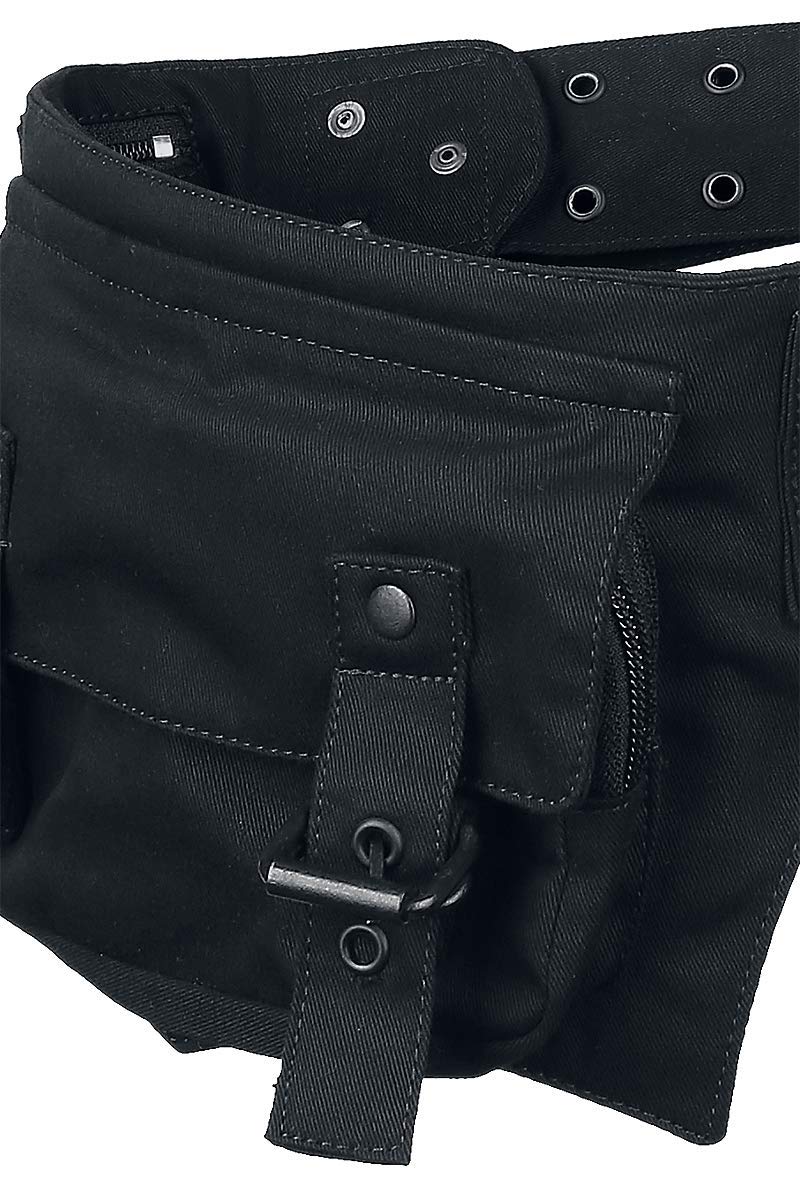 Gothicana by EMP borsa nera con cintura unisex