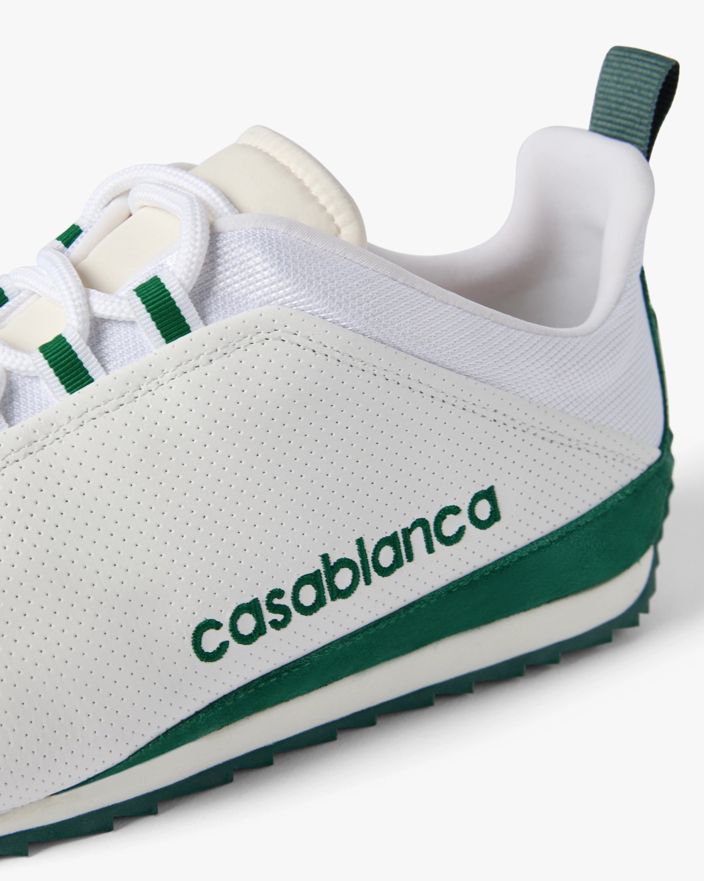Casablanca Khopesh sneaker uomo bianche verdi pelle