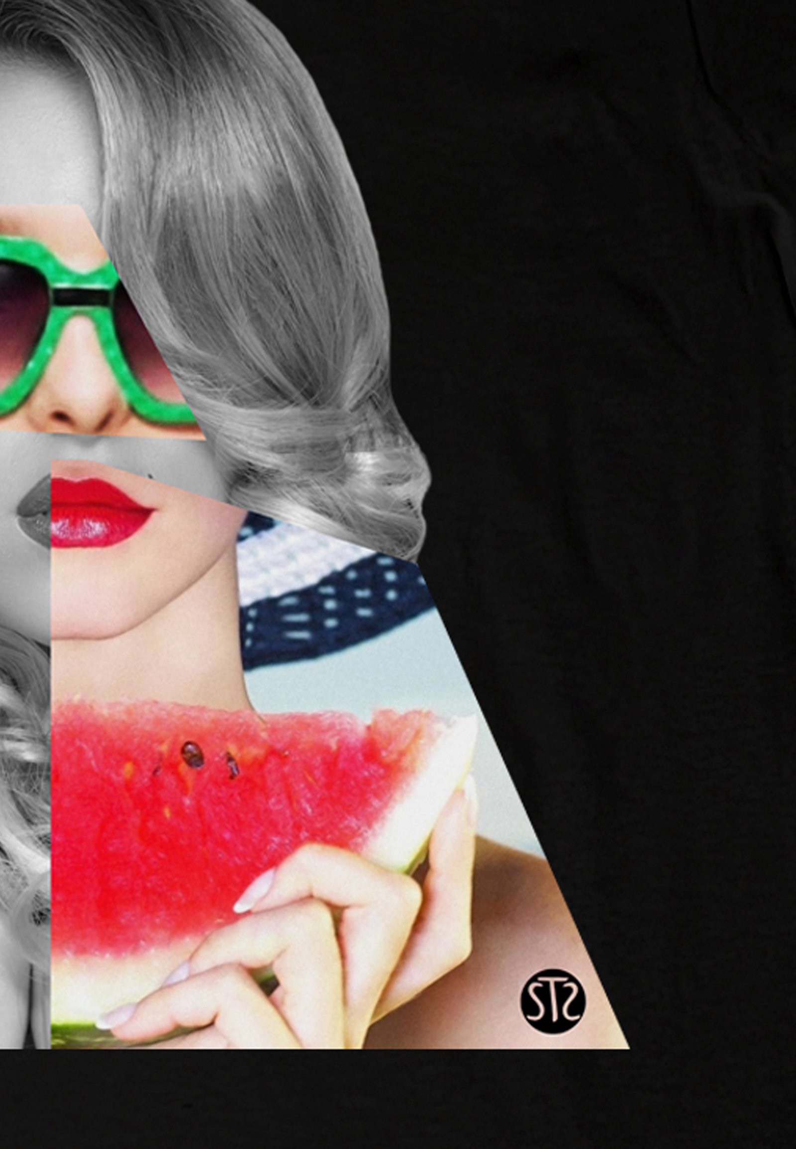 Seetees Watermelon t-shirt grafica anguria taglia vera