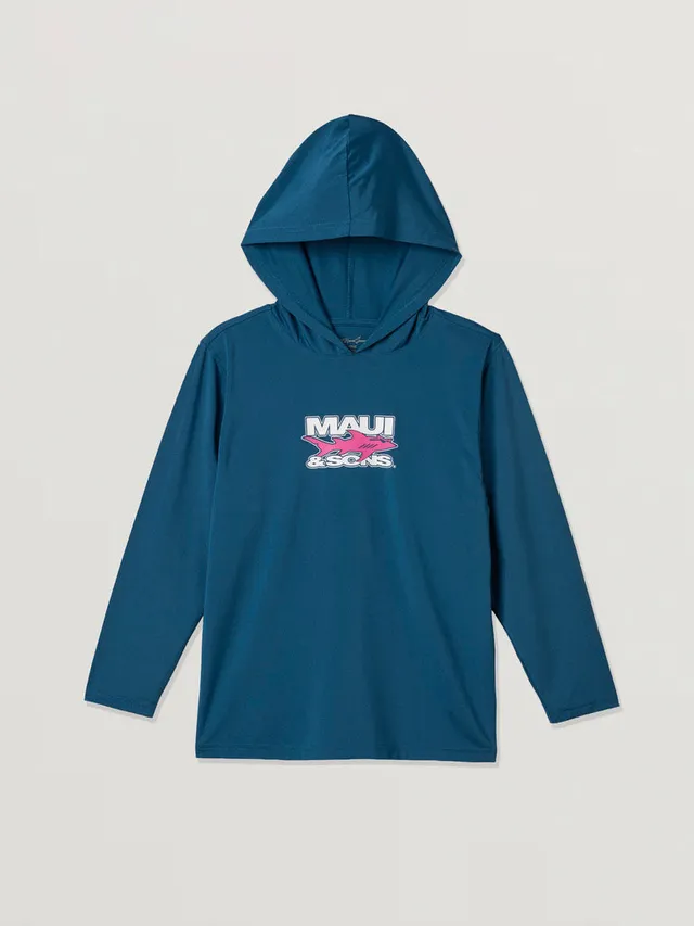 Maui and Sons Fish Out of Water maglia sole bambino blu UPF 50+