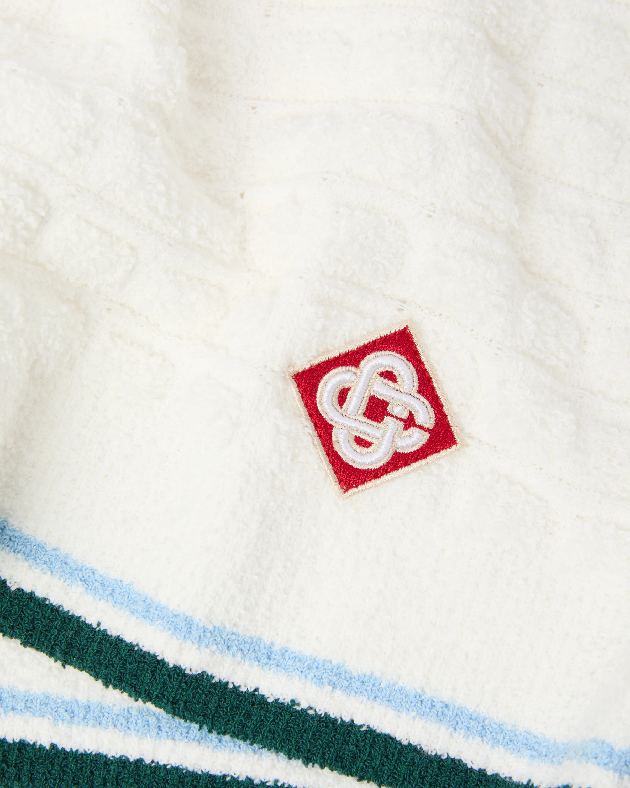 Casablanca Boucle shorts maglia bianchi
