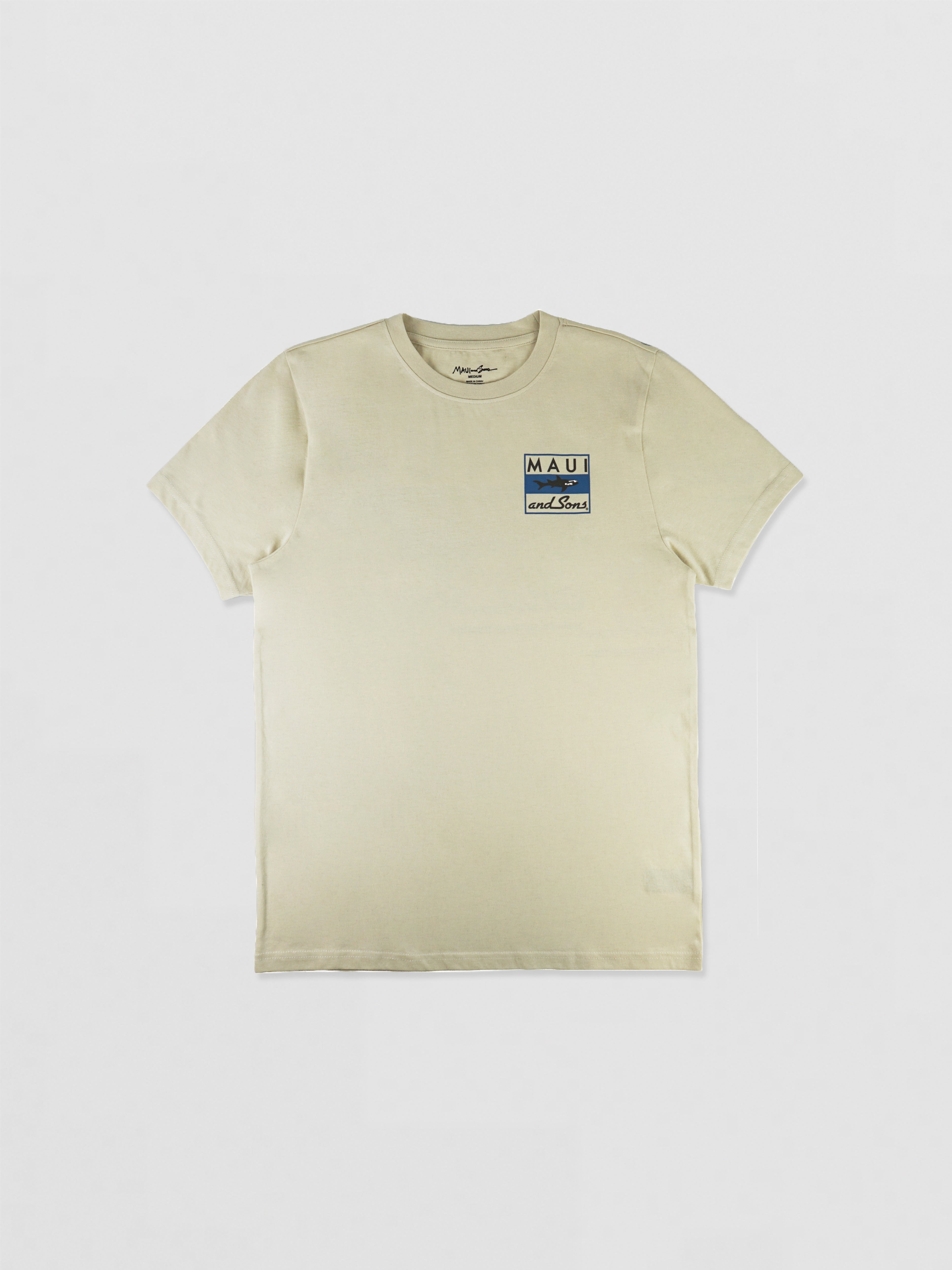 Maui and Sons OG Shark maglietta vaniglia cotone