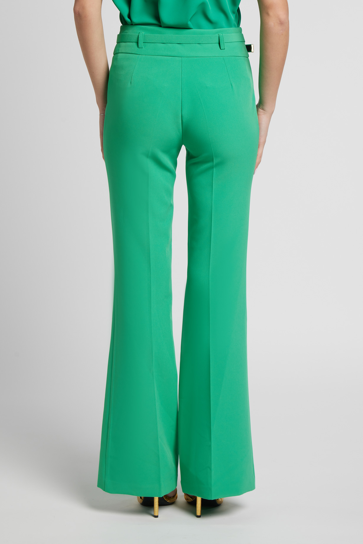 Sarah Chole 27410 pantalone bistretch con cintura