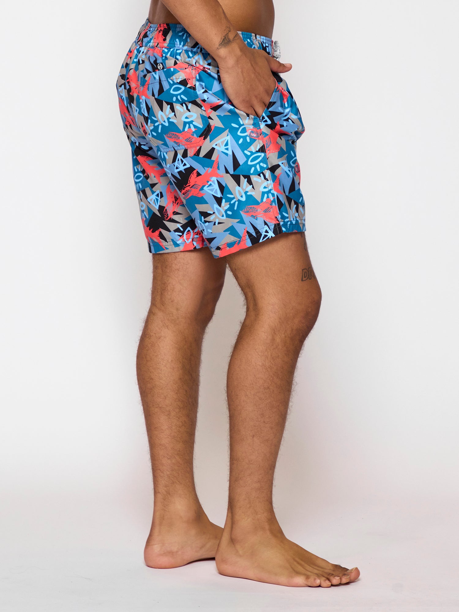 Maui and Sons Shark Tank shorts mare corallo 17 pollici