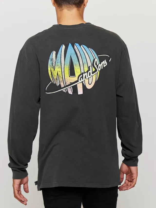 Maui and Sons Global maglia manica lunga phantom cotone