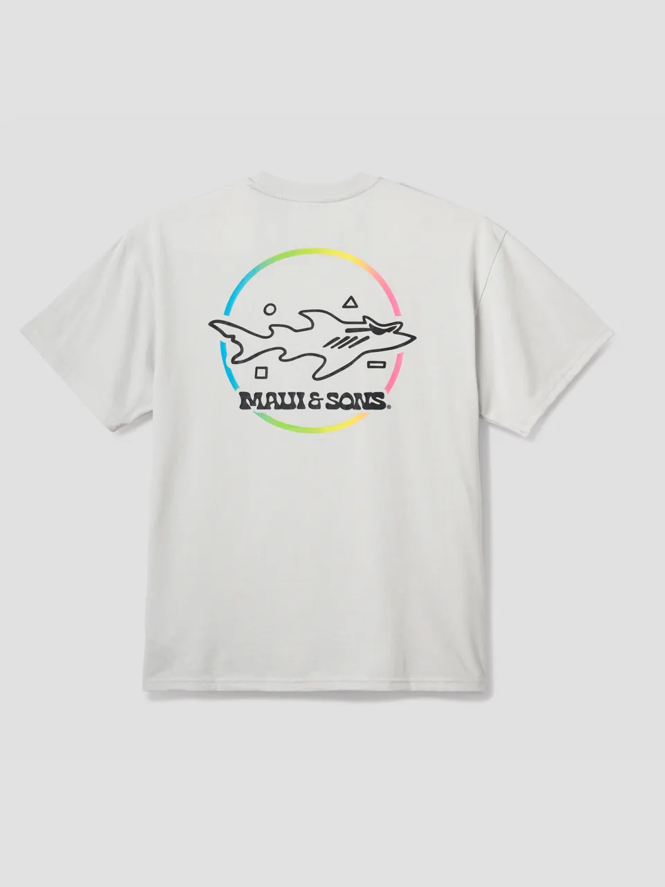 Maui and Sons Cool Shark maglietta boxy cotone dawn