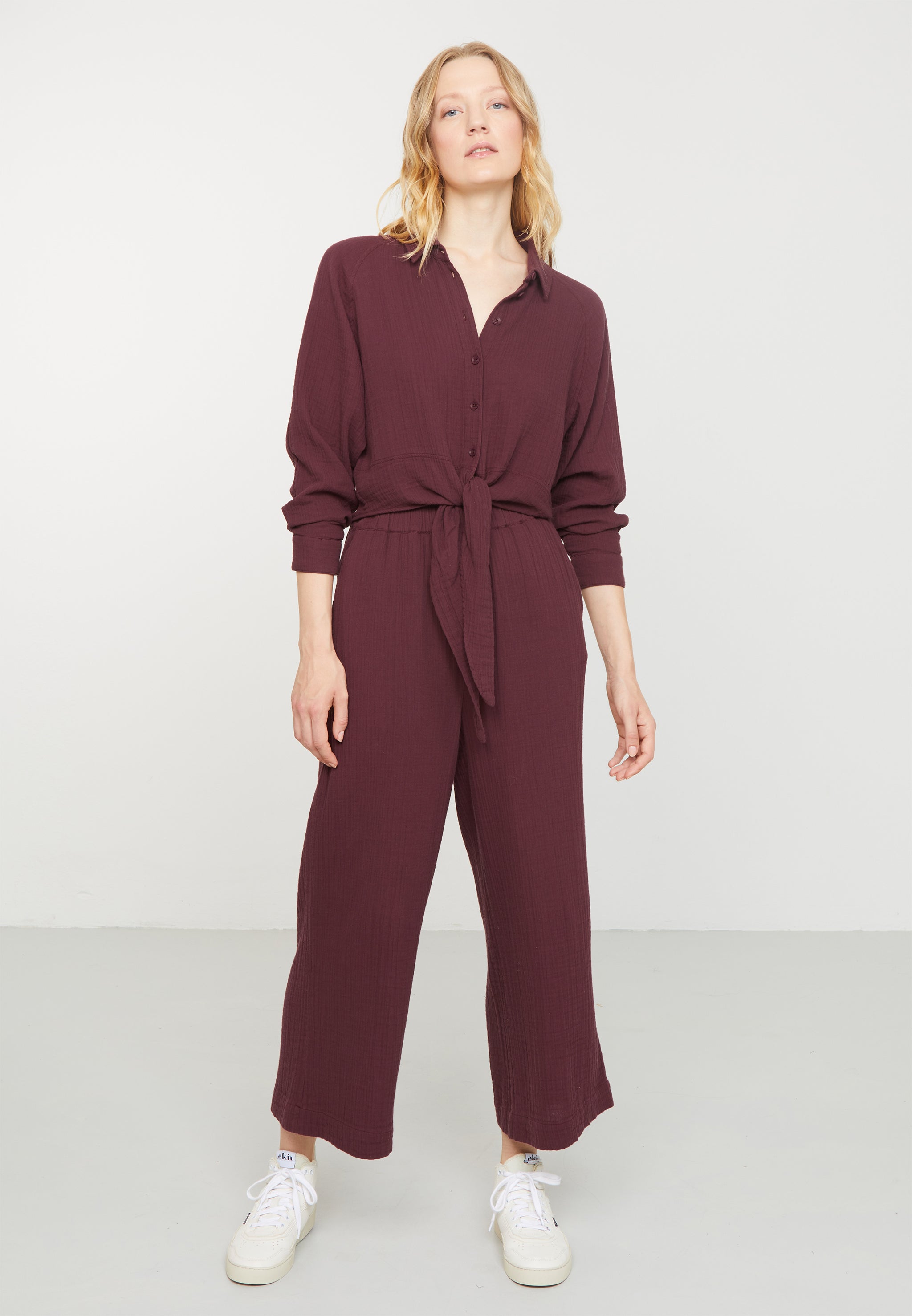 Recolution Limba pantaloni culotte prugna