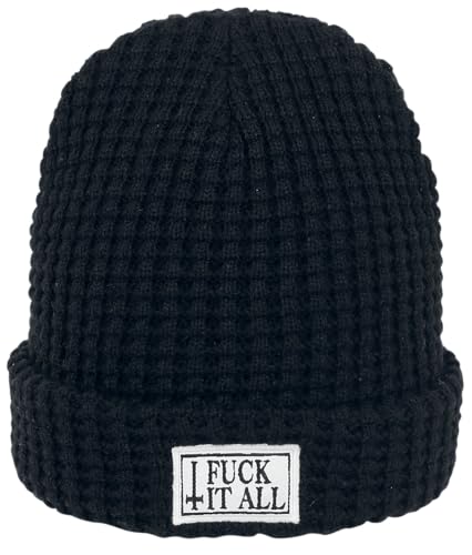 Gothicana Berretto Nero Maglia Unisex Basic