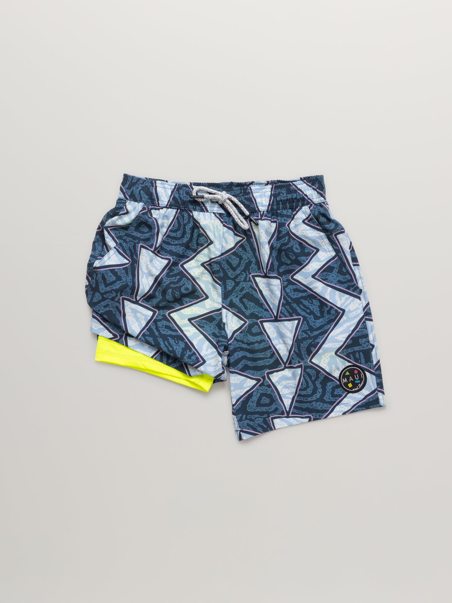 Maui and Sons Coaster shorts compressione grigi uomo